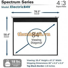 Màn chiếu điện 84-inch Elite Screens ELECTRIC84V
